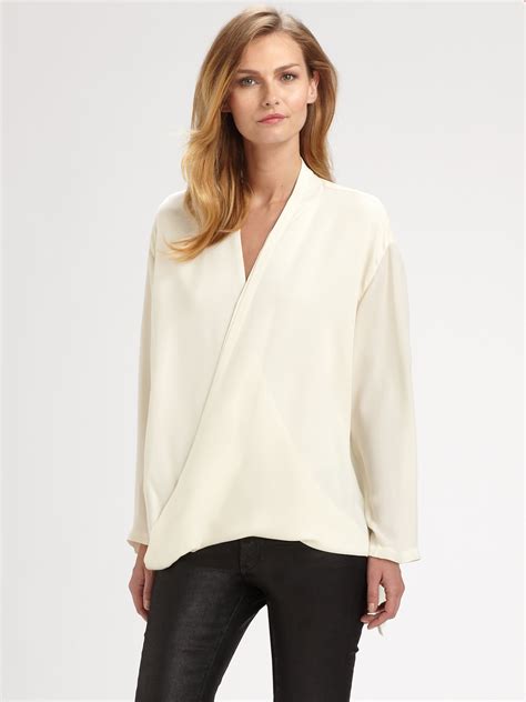 michael kors amber silk blouse|michael kors blouse price.